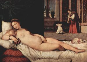 Venus of Urbino, Titian hand painted oil reproduction